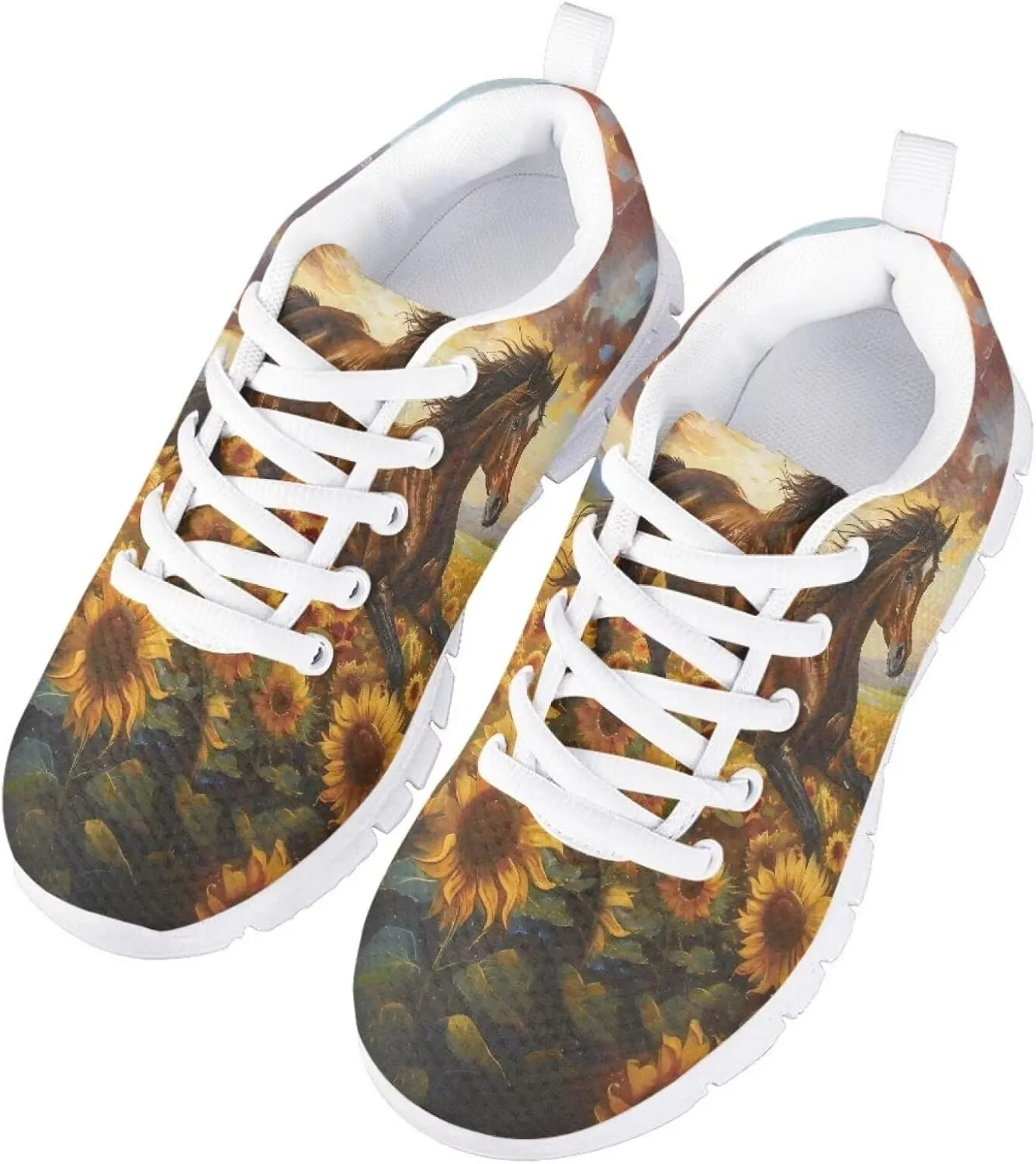 Forchrinse Cute Pug Running Shoes for Kids Boys Girls Lightweight Sneakers Athletic Tennis Shoes for Running Walking Sport