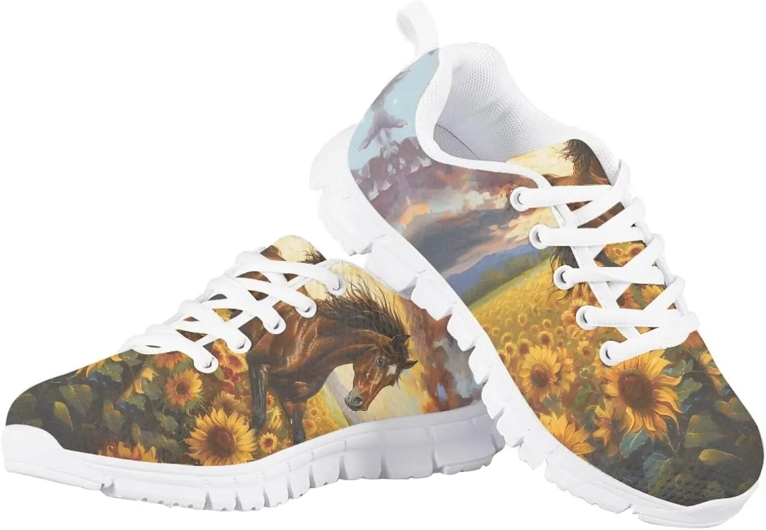 Forchrinse Cute Pug Running Shoes for Kids Boys Girls Lightweight Sneakers Athletic Tennis Shoes for Running Walking Sport