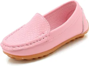 Generic Kids Pink Loafers - Sneakers - Size 1-13, 10-12 - Both Genders - LED Insole - Moderate Cushioning - Casual - Pink