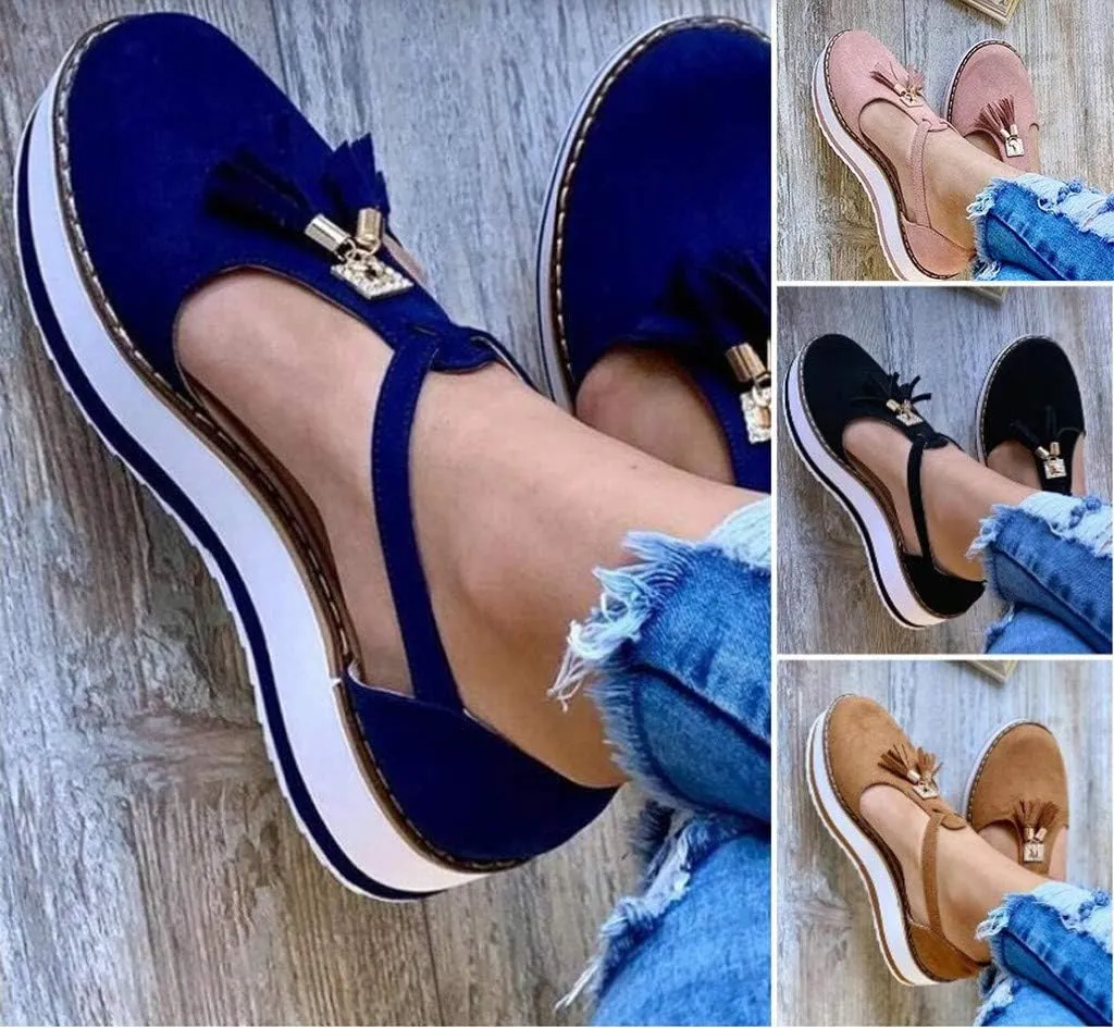 Gibobby Sandals for Women Platform,Womens Casual Round Toe Breathable Wedges Bowknot Hollow Out Walking Beach Shoes