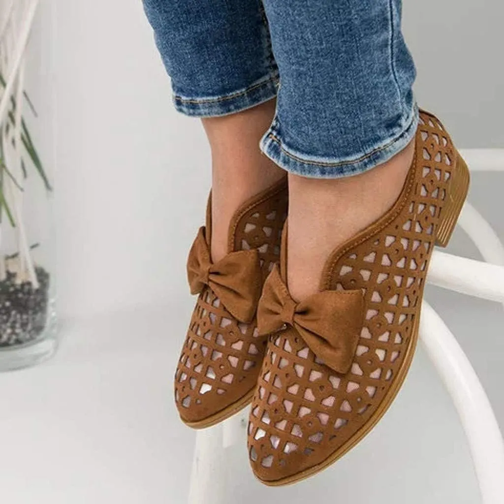 Gibobby Sandals for Women Platform,Womens Casual Round Toe Breathable Wedges Bowknot Hollow Out Walking Beach Shoes