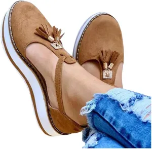 Gibobby Sandals for Women Platform,Womens Casual Round Toe Breathable Wedges Bowknot Hollow Out Walking Beach Shoes