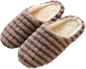 Gibobby Women's & Girls' Christmas Slippers - Pink, Faux Fur, Memory Foam, Open Toe, Slip-On, Winter, Size US Women's Big Kid & Adult