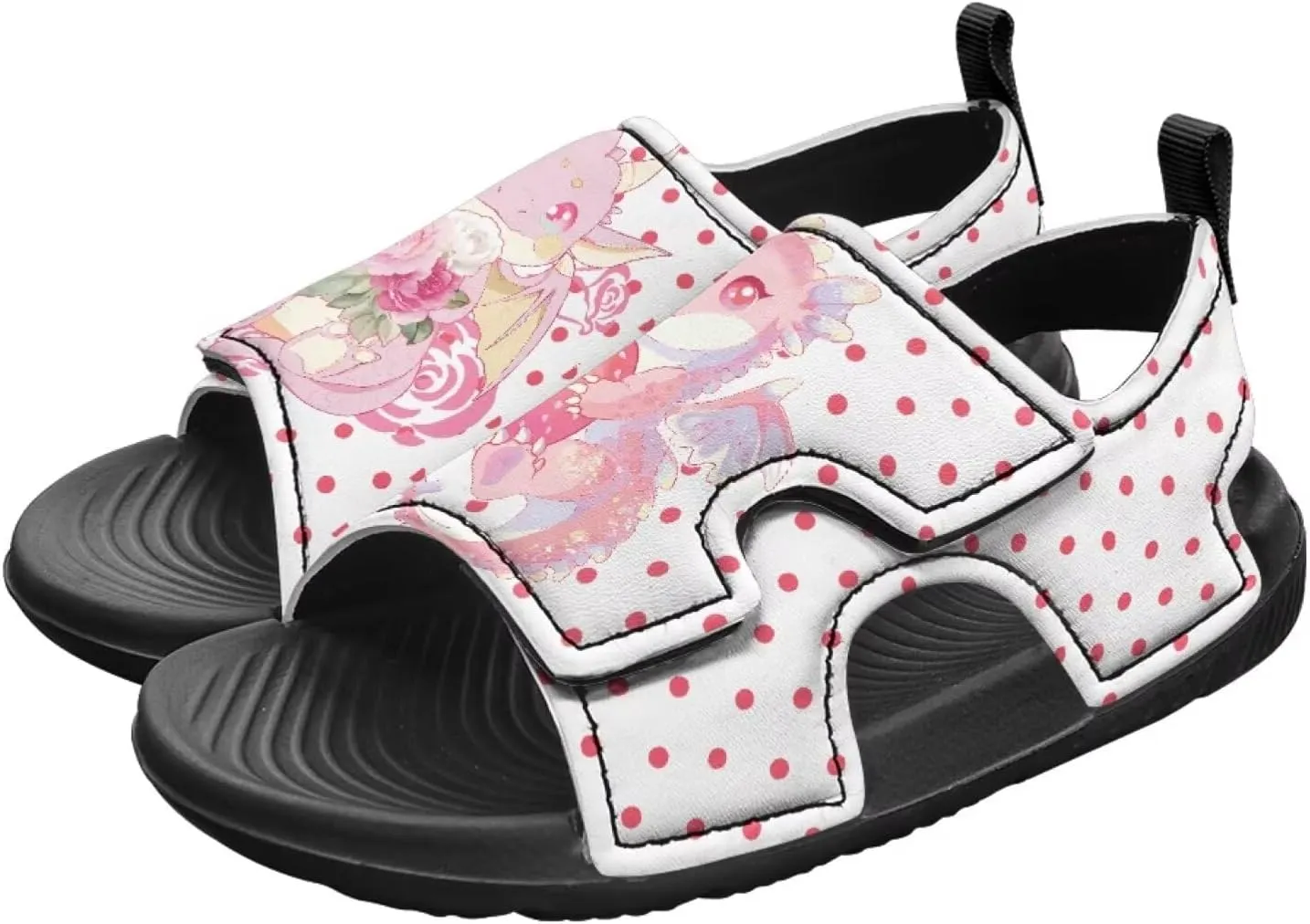 Girls Ladybug Sandals Kids Toddler Summer Hiking Water Shoes Open Toe Athletic Outdoor Sport Sandals