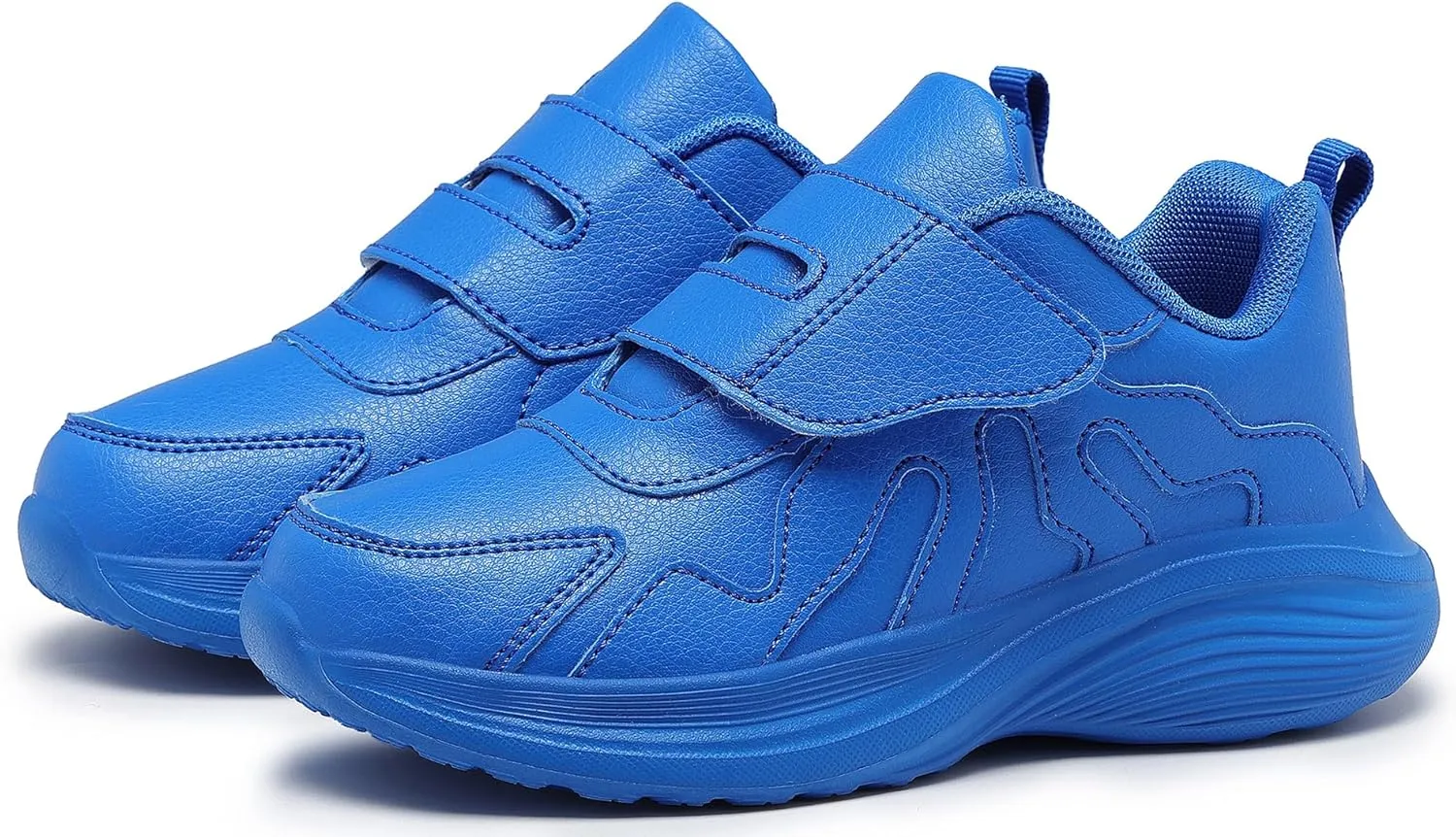 Girls Sneakers Boys Shoes Lightweight Fashion Dual Hook and Loops Kids Running Shoes