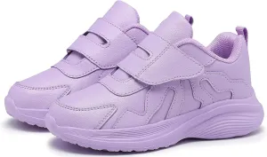 Girls Sneakers Boys Shoes Lightweight Fashion Dual Hook and Loops Kids Running Shoes