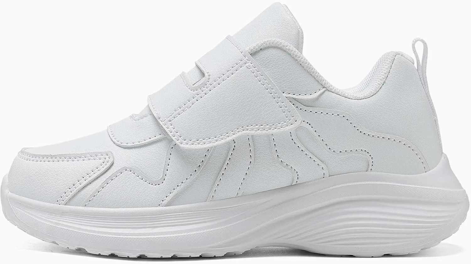 Girls Sneakers Boys Shoes Lightweight Fashion Dual Hook and Loops Kids Running Shoes