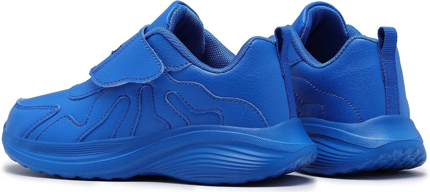 Girls Sneakers Boys Shoes Lightweight Fashion Dual Hook and Loops Kids Running Shoes