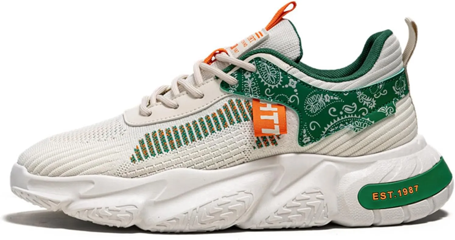 GSIGUL Men's Road Running Shoes Tennis Walking Shoes Cushioning Mens Sneaker Athletic Casual Shoes for Men