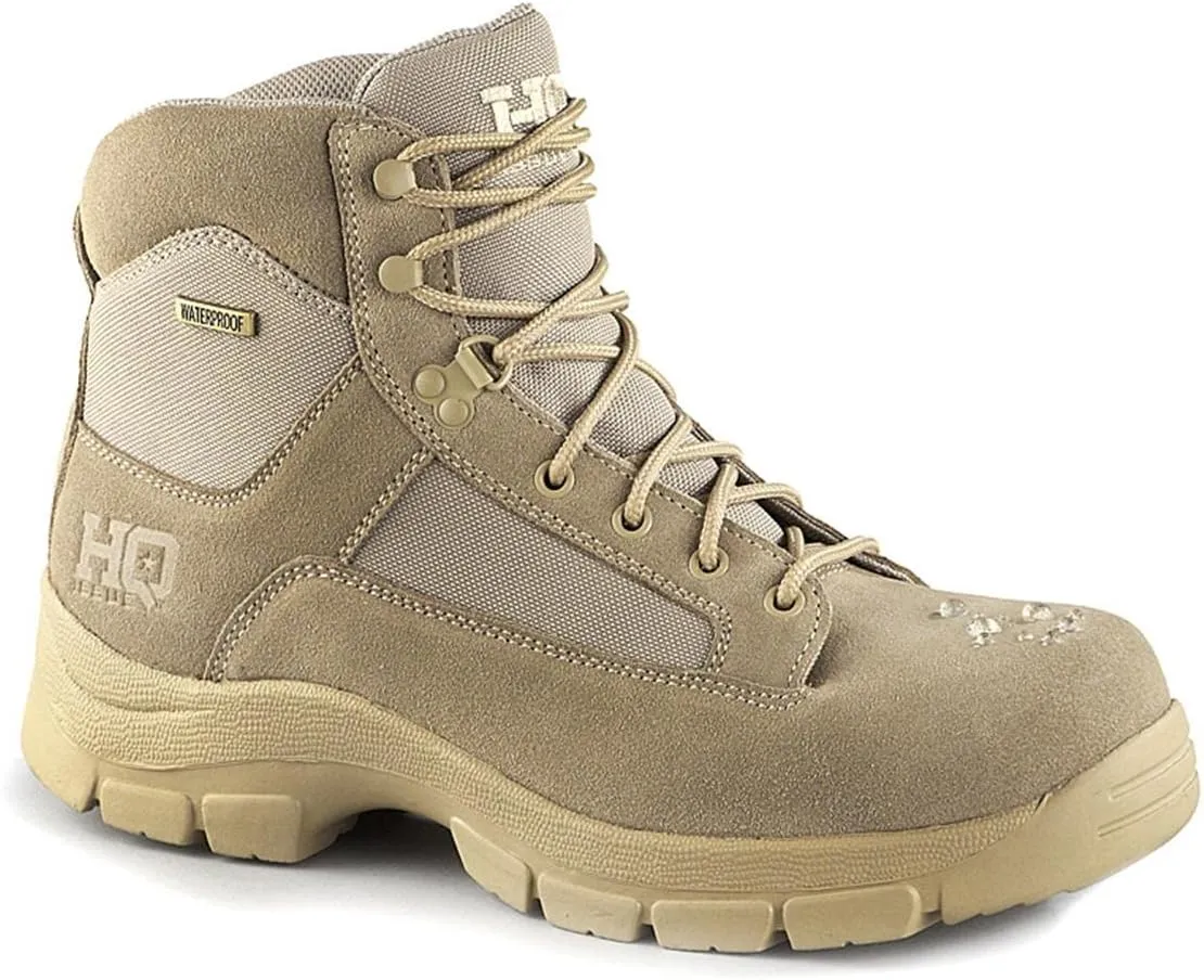 HQ ISSUE Mens 6 Desert Tactical Boots Waterproof Military Combat Hiking Shoes