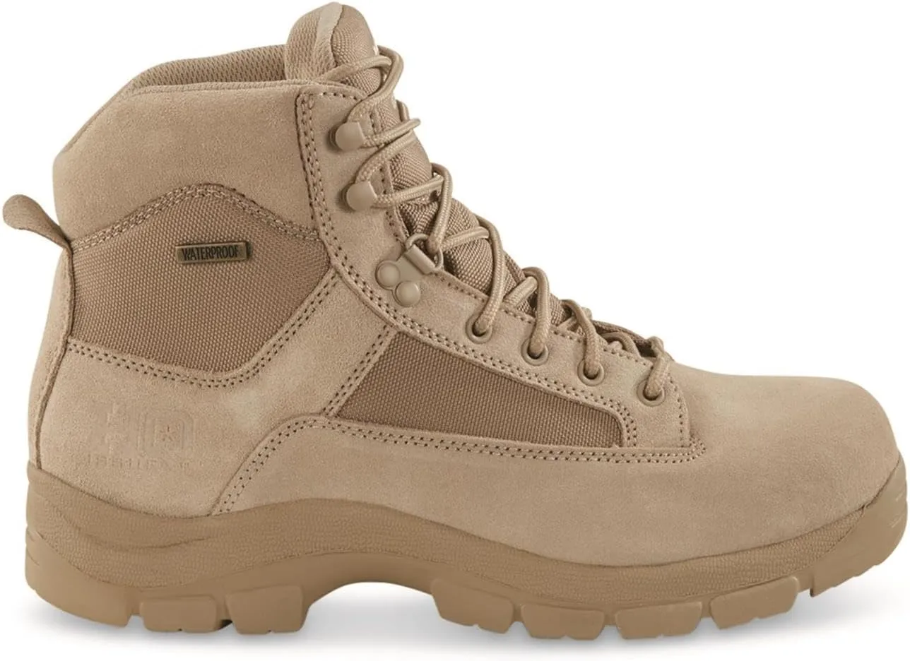 HQ ISSUE Mens 6 Desert Tactical Boots Waterproof Military Combat Hiking Shoes