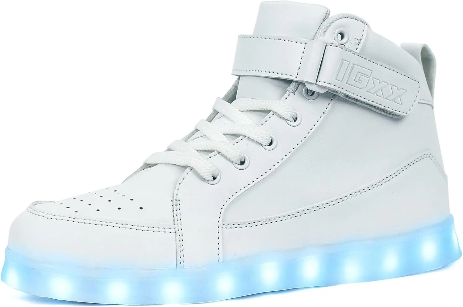 IGxx LED Shoes for Kids Light Up Shoes Boys Girls Fashion High Top LED Lights Sneakers Kids Glowing