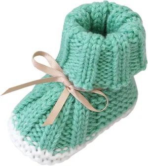 Infant Baby Girls Boys Booties Warm Baby Socks Shoes Newborn Crib Shoes Baby Footwear Crib Light