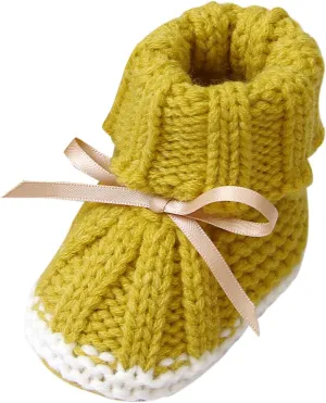 Infant Baby Girls Boys Booties Warm Baby Socks Shoes Newborn Crib Shoes Baby Footwear Crib Light