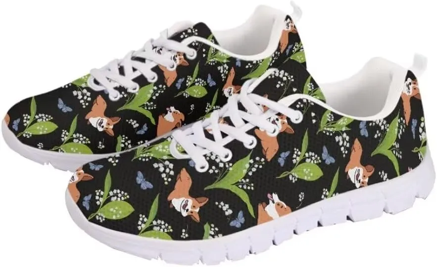 Jeiento Unisex Outdoor Running Shoes - White With Multicolor - Women, Men, Teenager - Non Slip, Breathable, Flexible - Running, Workouts - Casual, Spring, Summer, Fall