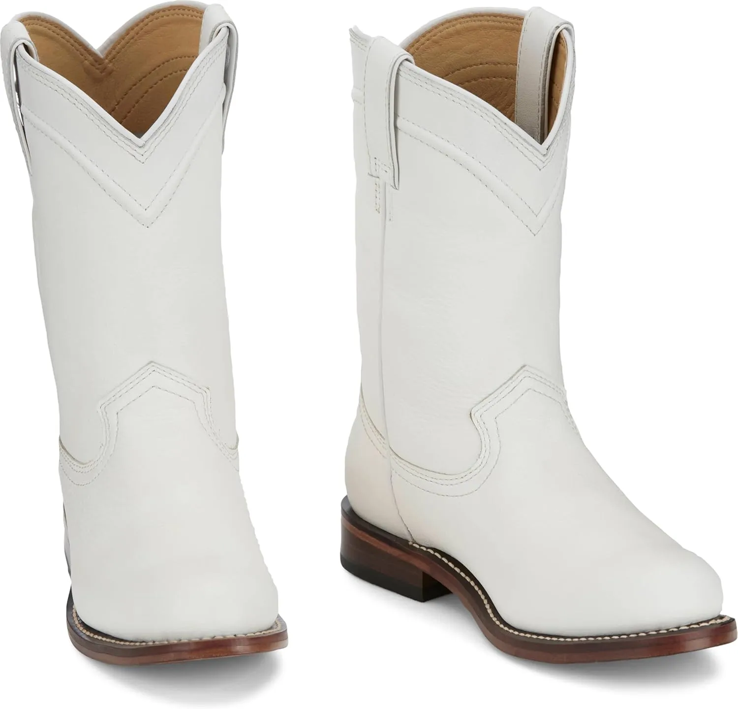 Justin Holland Women's Fashionable Leather Boots - Stylish, Comfortable Footwear for Everyday Wear