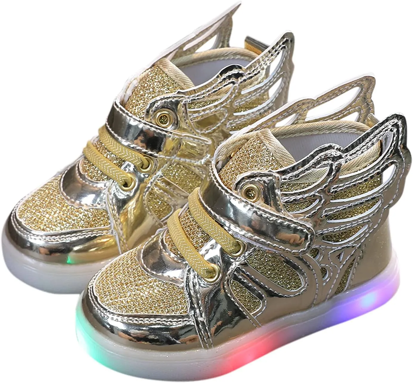 Kids LED Light Up Shoes USB Rechargeable Unisex Boys Girls LED Sneakers Cool Flashing Top Sneakers Luminous Shoes