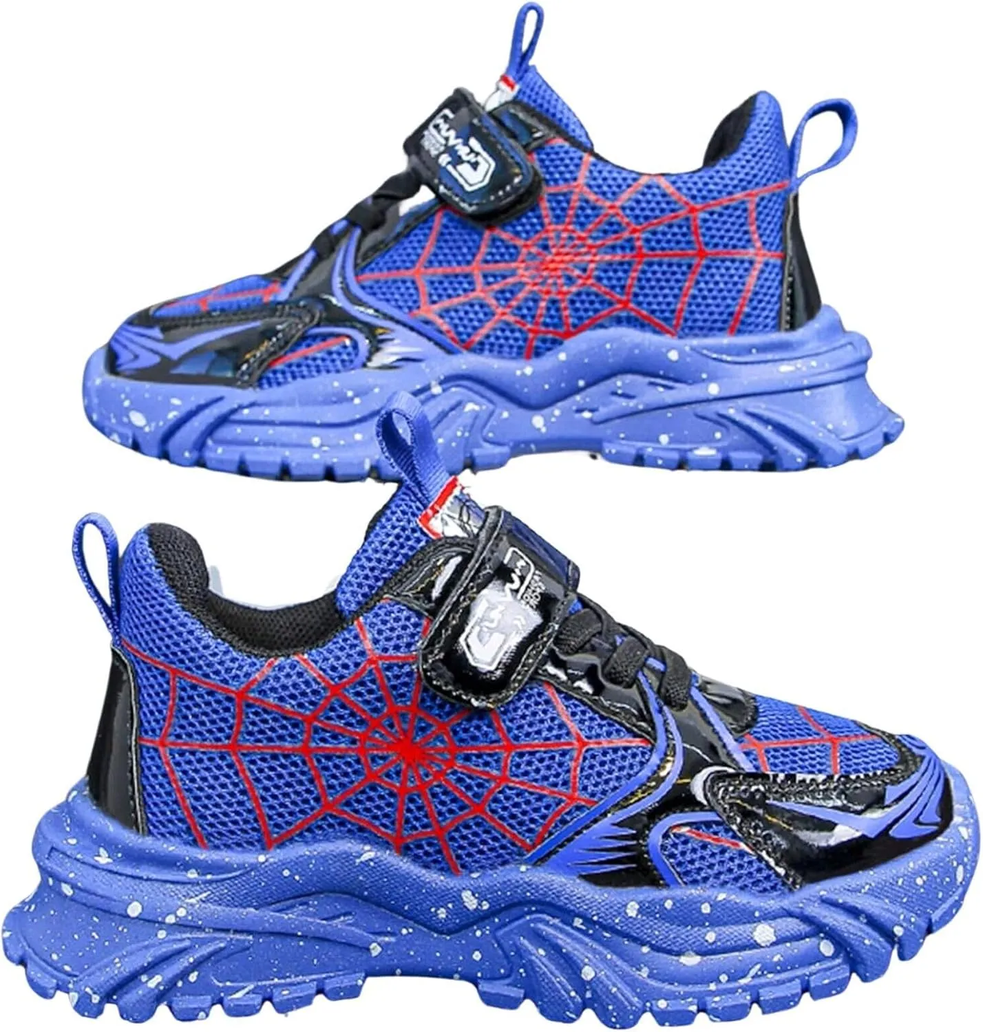 Kids Light Up Shoes Baby Toddler Boys Trainers Luminous Flashing Cartoon Athletic Running Sport Sneaker