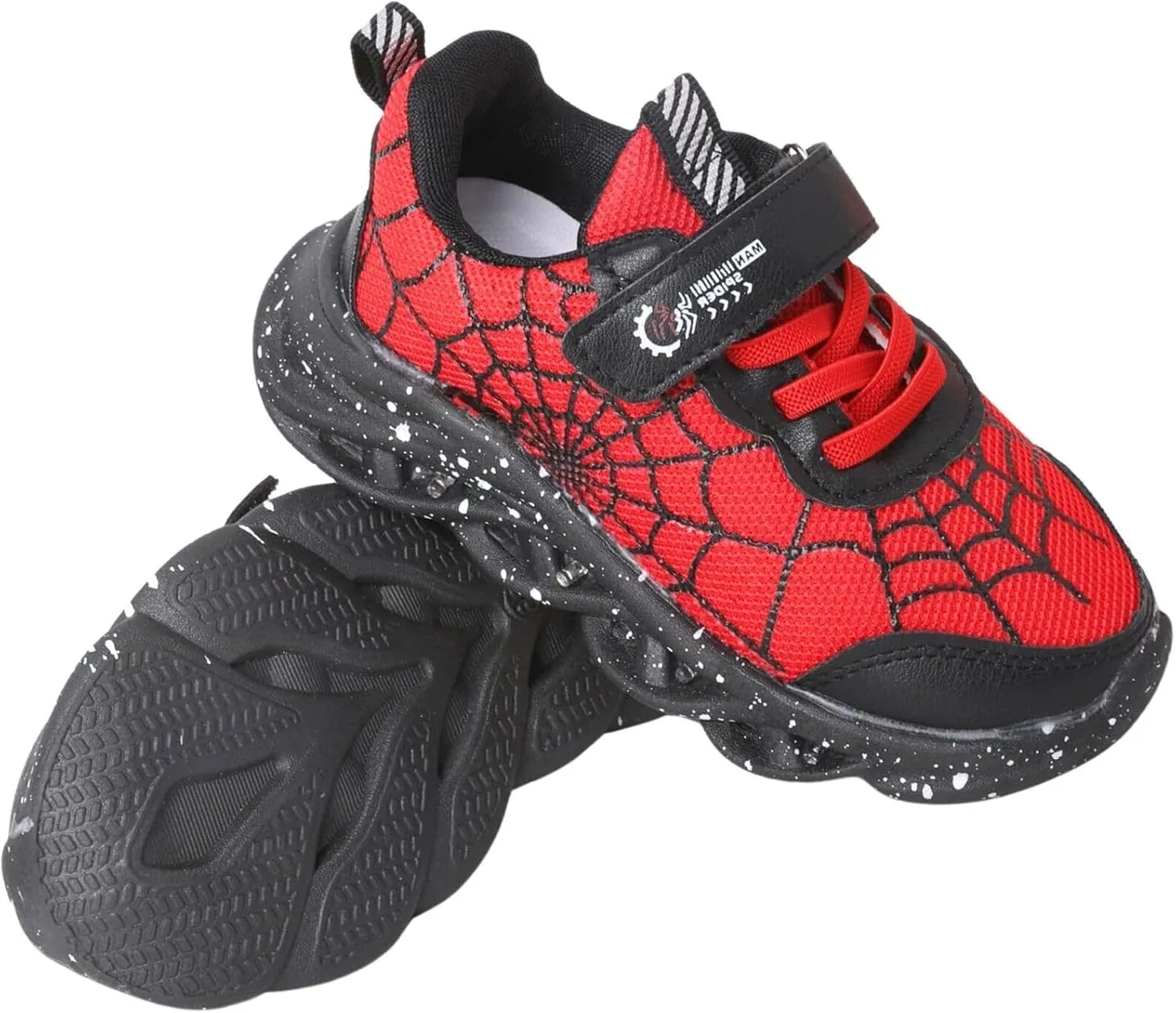 Kids Light Up Shoes Baby Toddler Boys Trainers Luminous Flashing Cartoon Athletic Running Sport Sneaker
