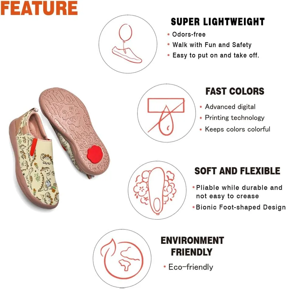 Kids Shoes Slip on Casual Loafers Boys Girls Art Painted Comfortable Fashion Walking Sneakers