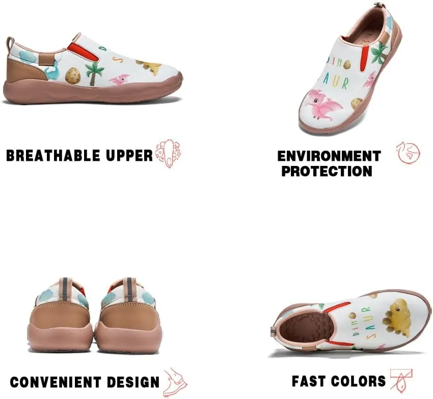Kids Shoes Slip on Casual Loafers Boys Girls Art Painted Comfortable Fashion Walking Sneakers
