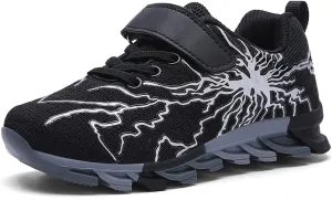 Kids Sneakers for Boys Girls Cool Pattern Athletic Running Tennis Shoes for Little Kid Big Kid