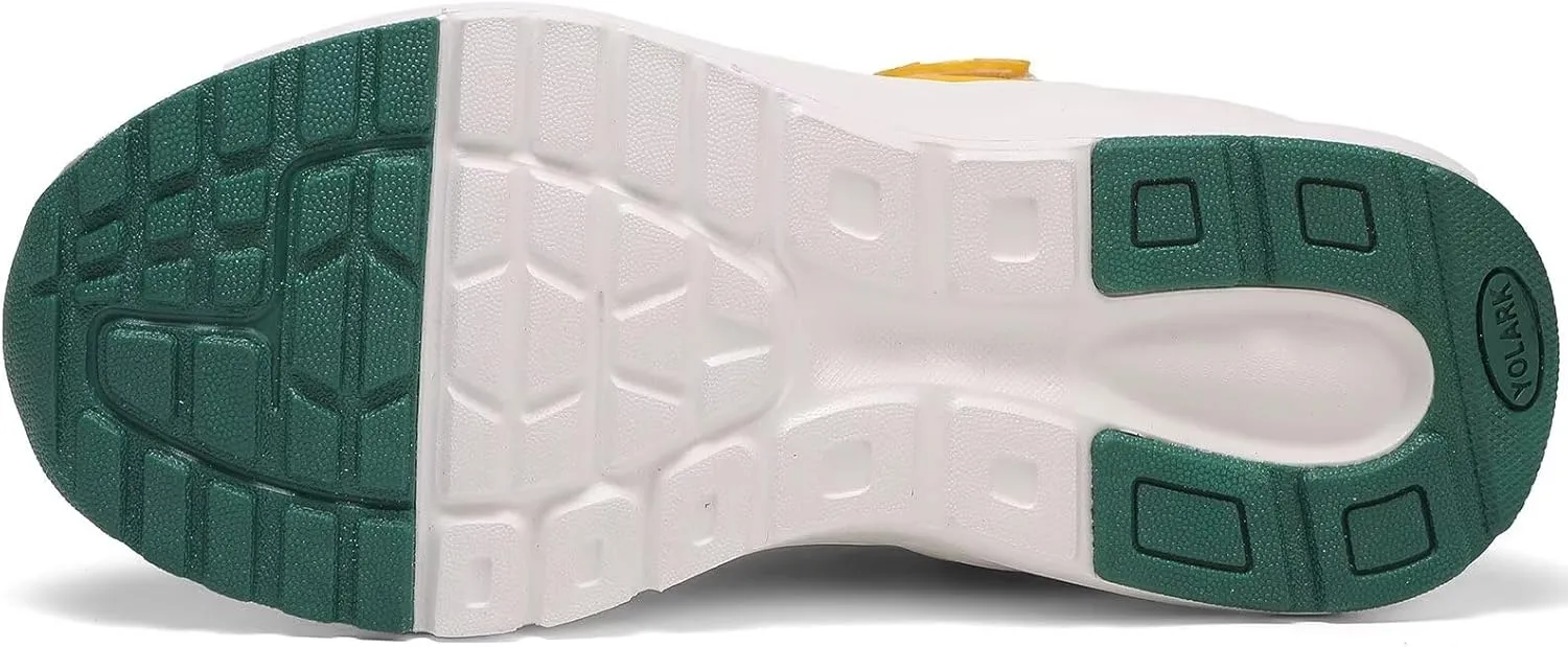 Kids Sneakers for Boys Girls Running Tennis Shoes Non-Slip Hiking Walking Shoes Lightweight Breathable Sport Athletic