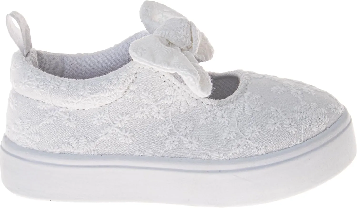 Laura Ashley Toddler Girl Shoes - Slip On Wedding Party Casual School Mary Jane Shoes for Girls Size 5-10 Toddler