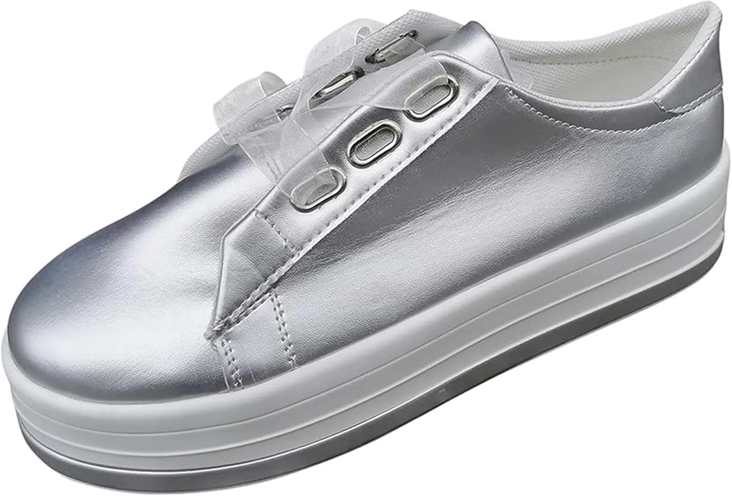 Lausiuoe Flats Shoes Women Wide Pretty Women's Fashion Canvas Shoes Round Toe Lightweight Non-Slip Flat Shoes Classic Casual Fall Soft Comfort Breathable Low Top Walking Sneakers Loafers