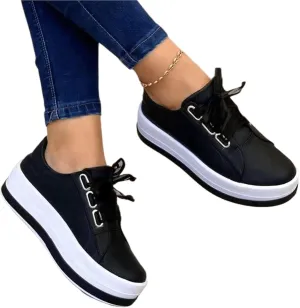 Lausiuoe Shoes For Women Sneakers Wide Width Womens Canvas Sneakers Low Top Fashion Comfortable Classic Casual Lightweight Soft Breathable Non-Slip Walking Flat Shoes Loafers Black