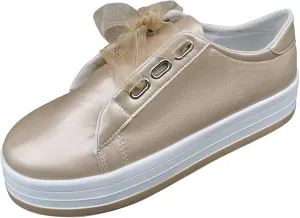 Lausiuoe Sneakers For Women Slip On Walking Women's Fashion Canvas Shoes Round Toe Lightweight Non-Slip Flat Sneakers Classic Casual Fall Low Top Soft Comfort Breathable Slip On Walking Loafers