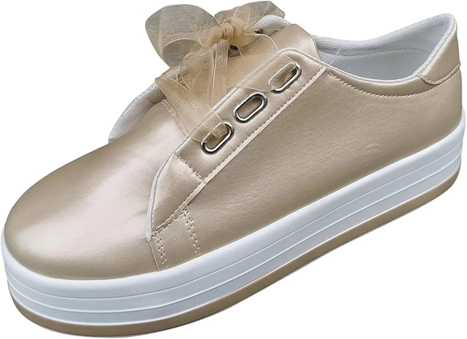 Lausiuoe Sneakers For Women Slip On Walking Women's Fashion Canvas Shoes Round Toe Lightweight Non-Slip Flat Sneakers Classic Casual Fall Low Top Soft Comfort Breathable Slip On Walking Loafers