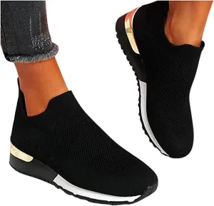Lausiuoe Sneakers For Women Wide Width Size 10 Women's Canvas Shoes Low Cut Sneaker Casual Walking Shoes Classic Fall Fashion Lightweight Soft Comfort Breathable Slip On Flat Loafers