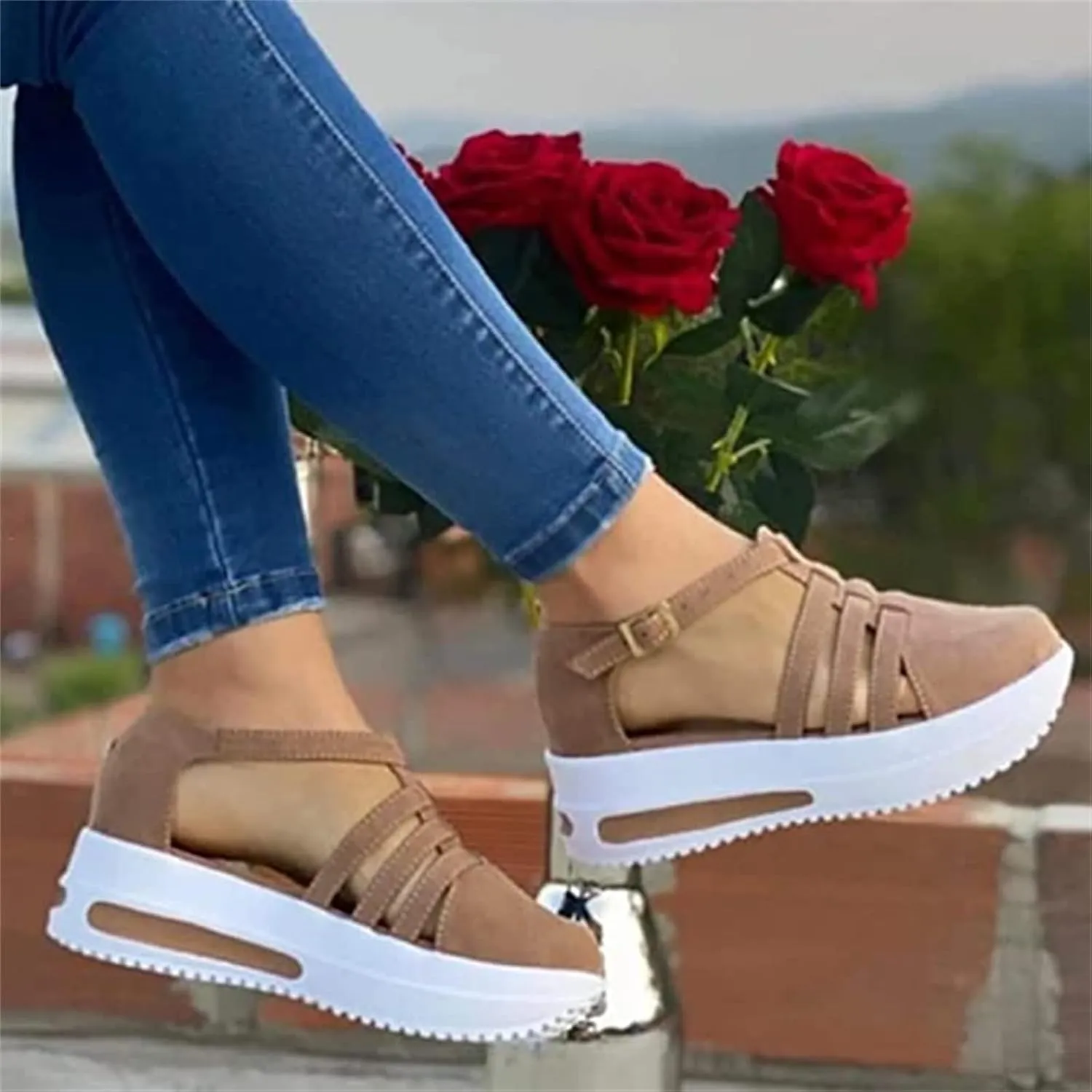 Lausiuoe Womens Shoes Sneakers Slip Ons Fashion Canvas Shoes Non-Slip Classic Casual Low Top Comfortable Walking Flat Loafers