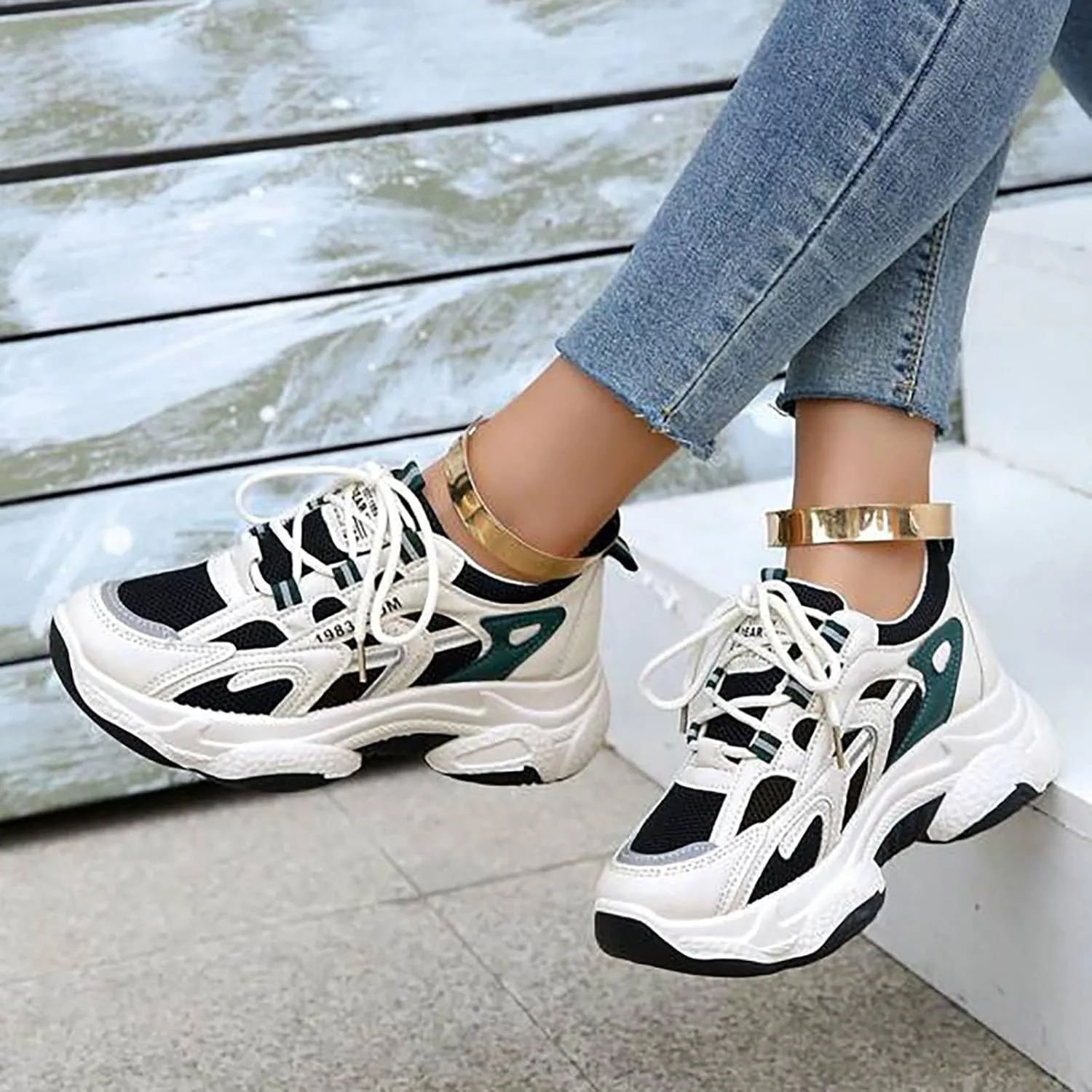 Leisure Summer Sport Shoes Running Shoes Breathable Fashion for Student and Teenagers Sneaker Boots for Women