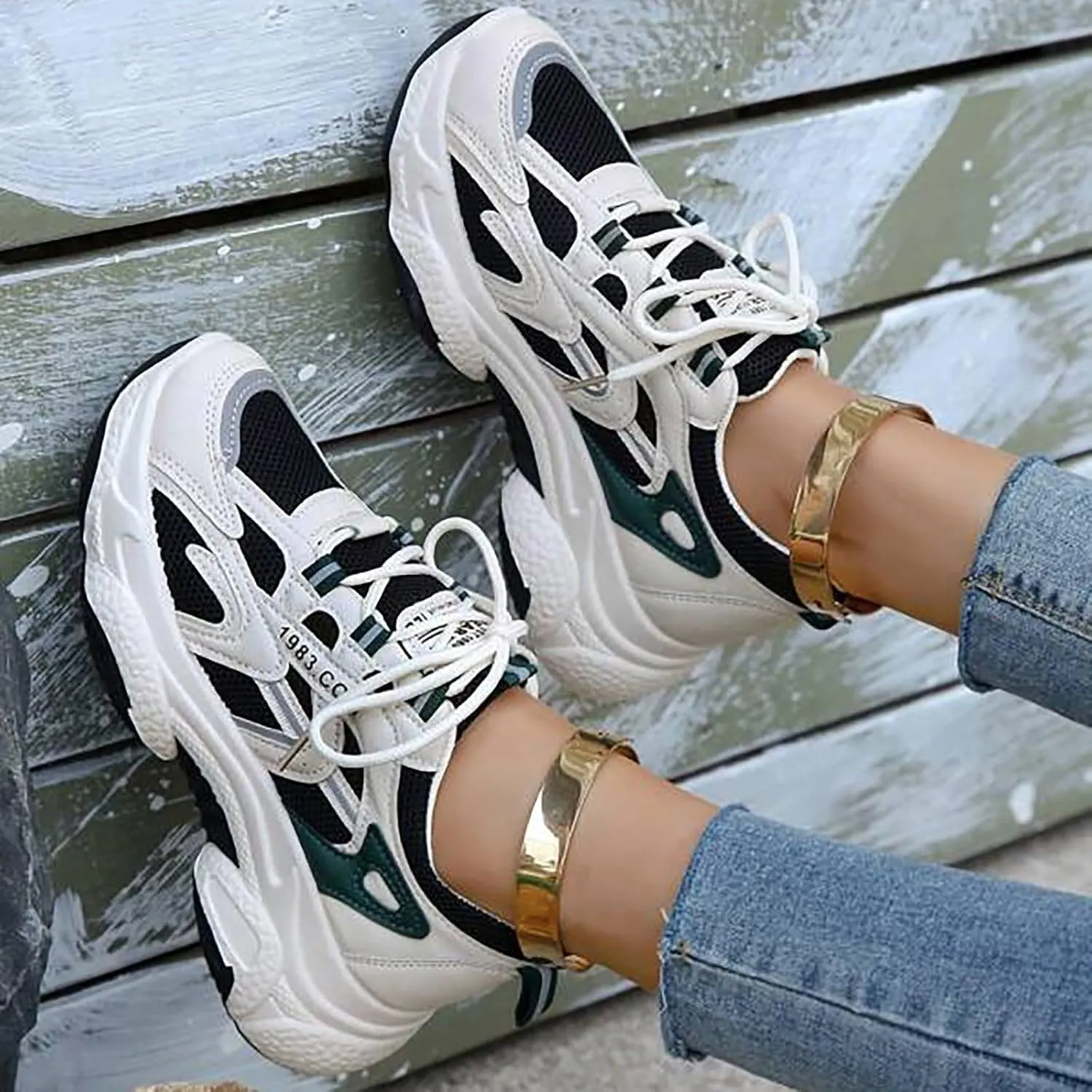 Leisure Summer Sport Shoes Running Shoes Breathable Fashion for Student and Teenagers Sneaker Boots for Women