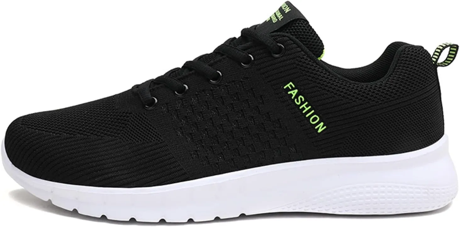 Lightweight Breathable Mesh Men's Shoes, Fashionable Laced Sneakers for Spring/Summer Casual Wear, Ideal for Work and Weekend Outings for Men