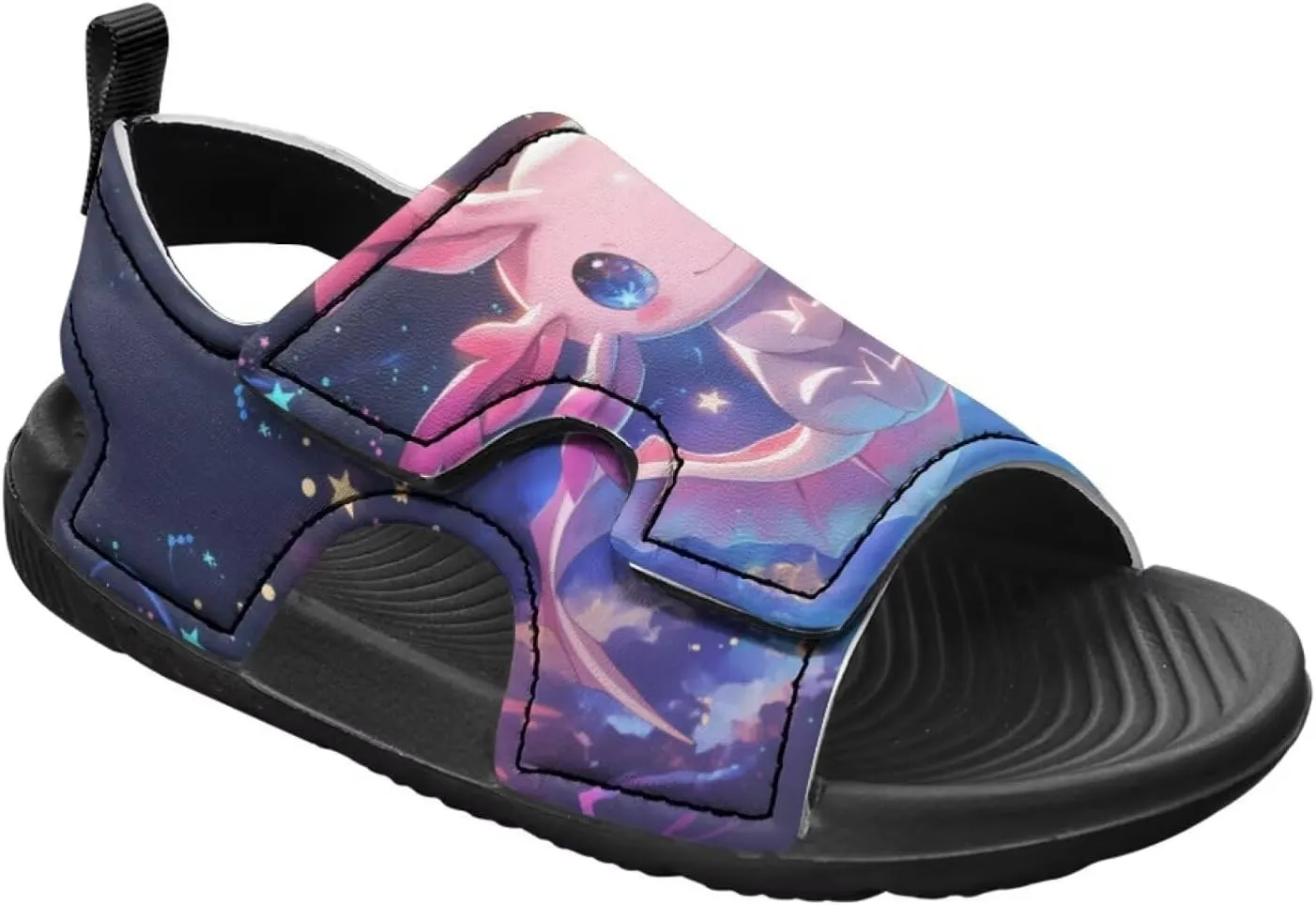 Little Girls Axolotl Star Sport Sandals Kids Toddler Causal Open Toe Outdoor Summer Shoes Hiking Water Sandals