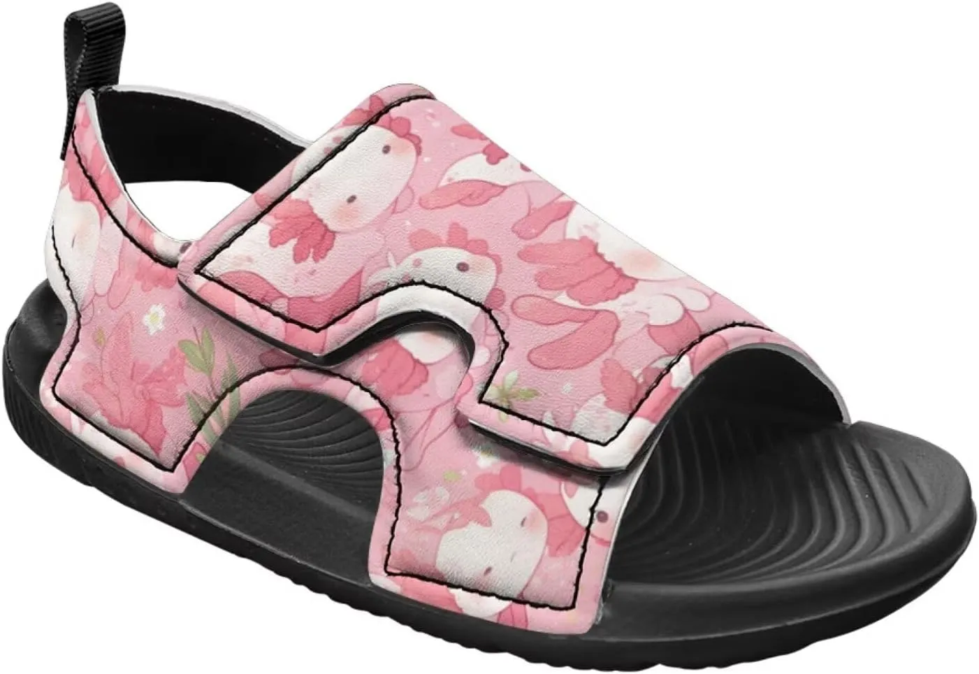 Little Girls Axolotl Star Sport Sandals Kids Toddler Causal Open Toe Outdoor Summer Shoes Hiking Water Sandals