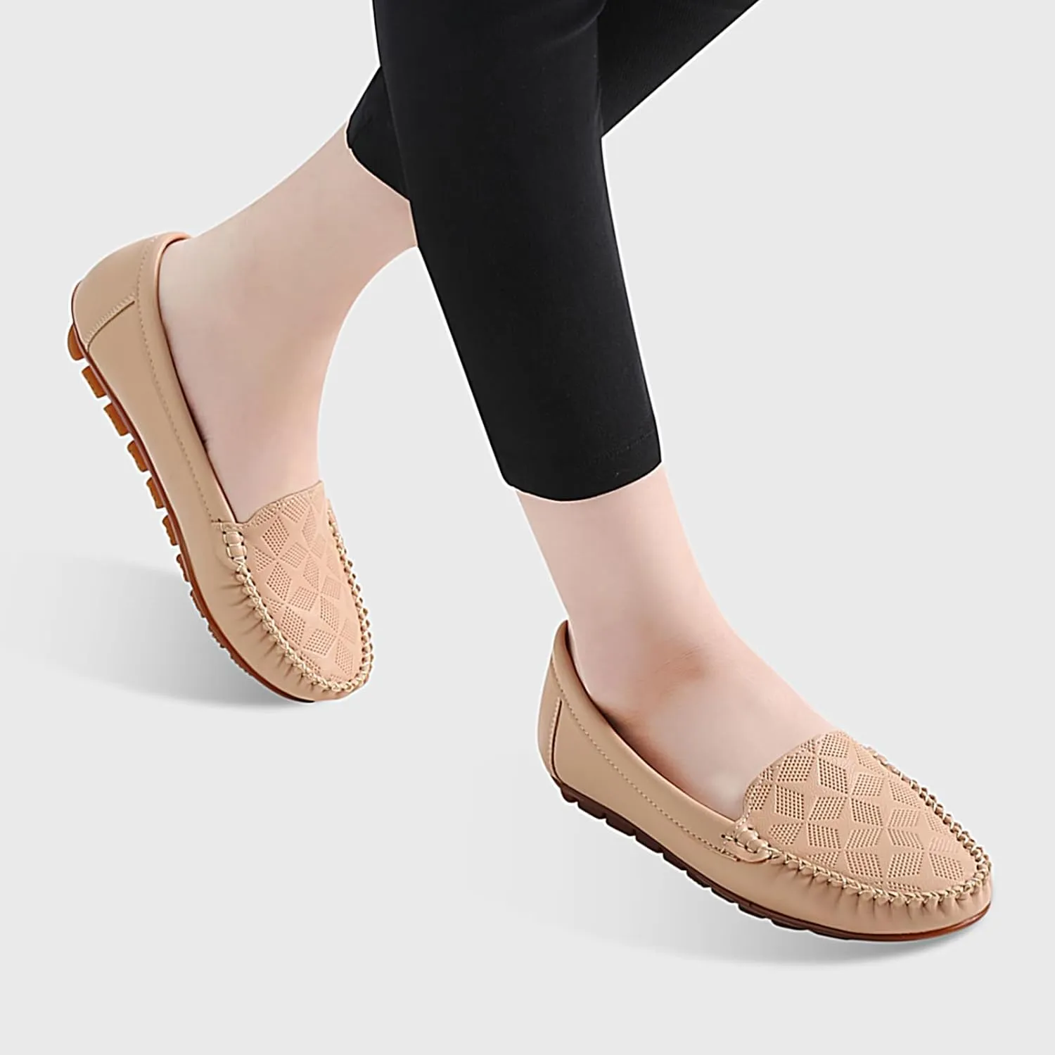 Loafers for Women PU Leather Penny Women's Loafers&Slip-ons Soft Rubber Sole Shoes Standing for a Long time