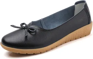 Loafers for Women Women's Breathable Flat Shoes Casual Beige Footwear for Everyday Comfort