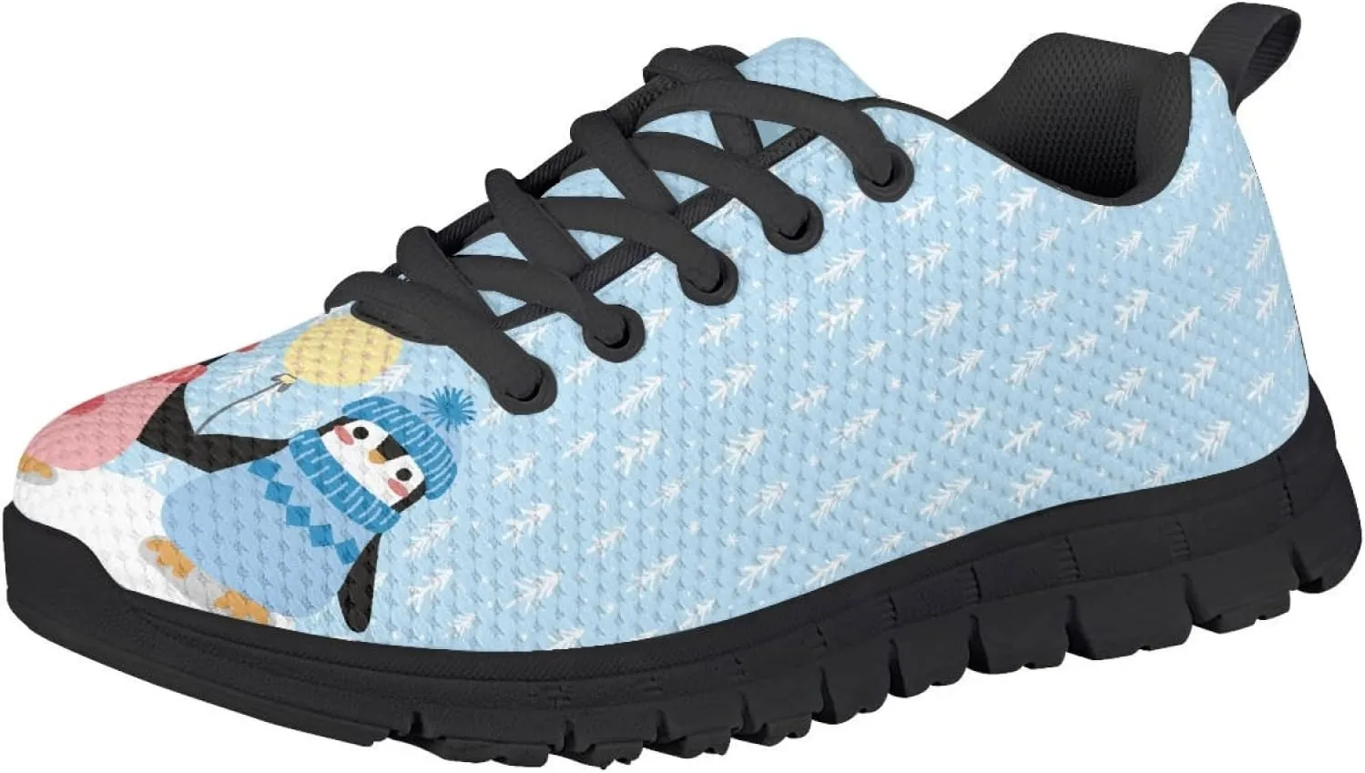 MARSVOVO Boys Girls Walking Shoes Non Slip Flexible Athletic Lightweight Breathable Printed Sneakers for Kids Most Comfortable Classic Printed Casual Fashion Non Slip Sport Kids Running Shoes