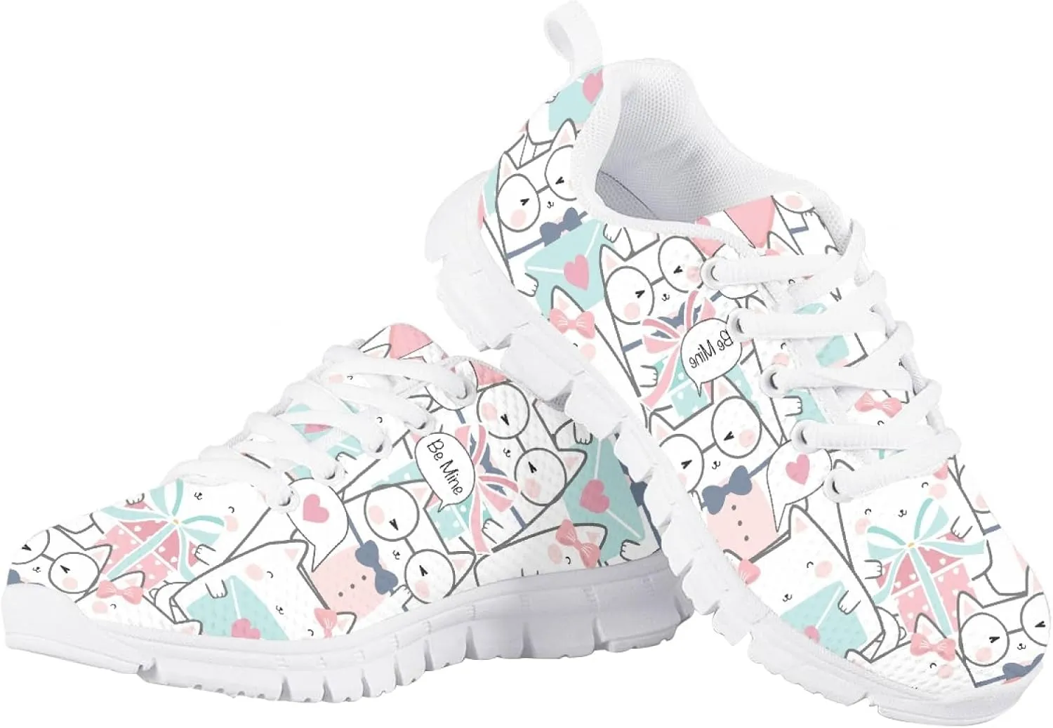 MARSVOVO School Shoes for Boys Girls Lace-up Lightweight Breathable Athletic Flexible Walking Shoes for Kids Most Comfortable Casual Classic Fashion Playing Sports Shoes