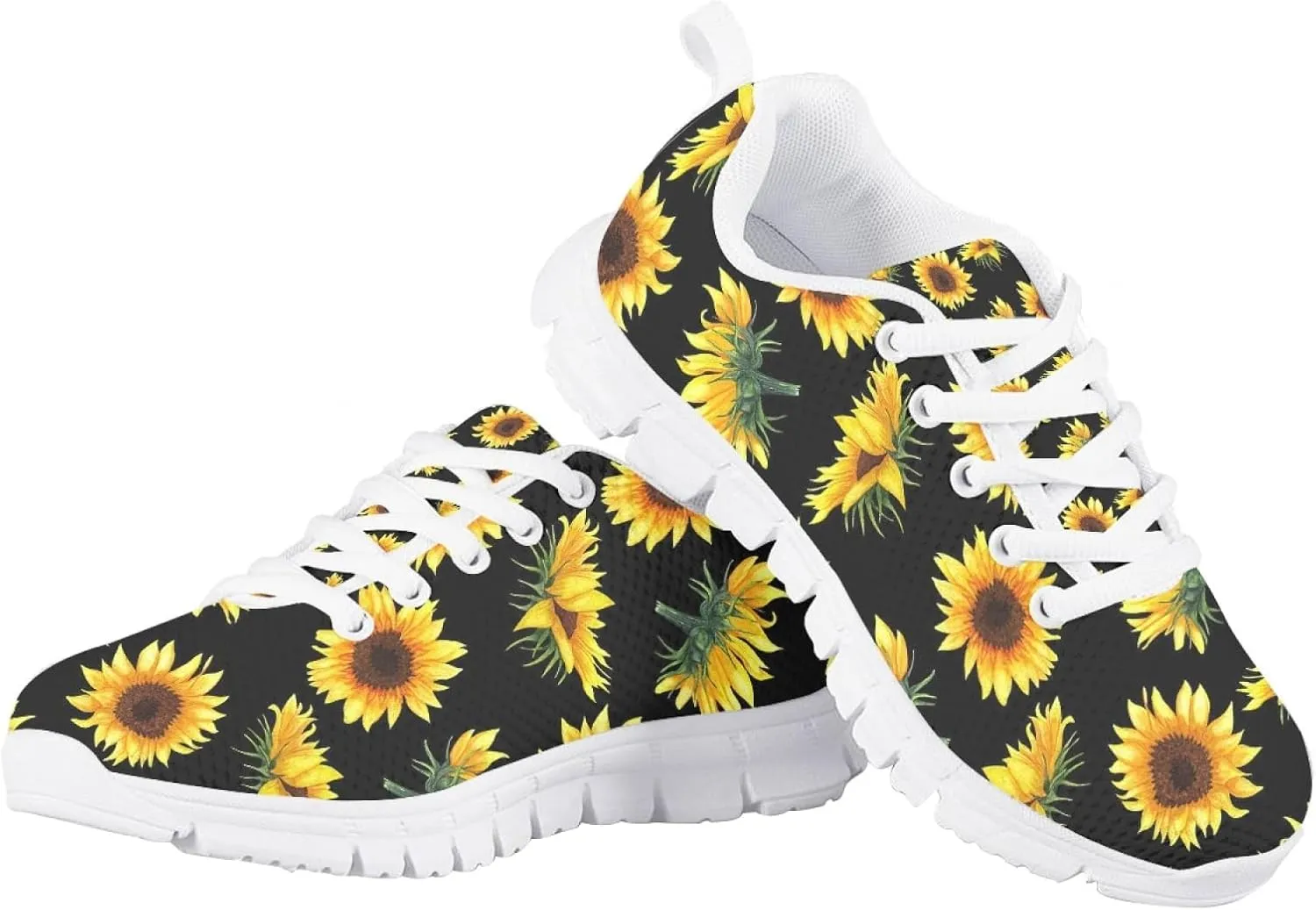 MARSVOVO School Shoes for Boys Girls Lace-up Lightweight Breathable Athletic Flexible Walking Shoes for Kids Most Comfortable Casual Classic Fashion Playing Sports Shoes