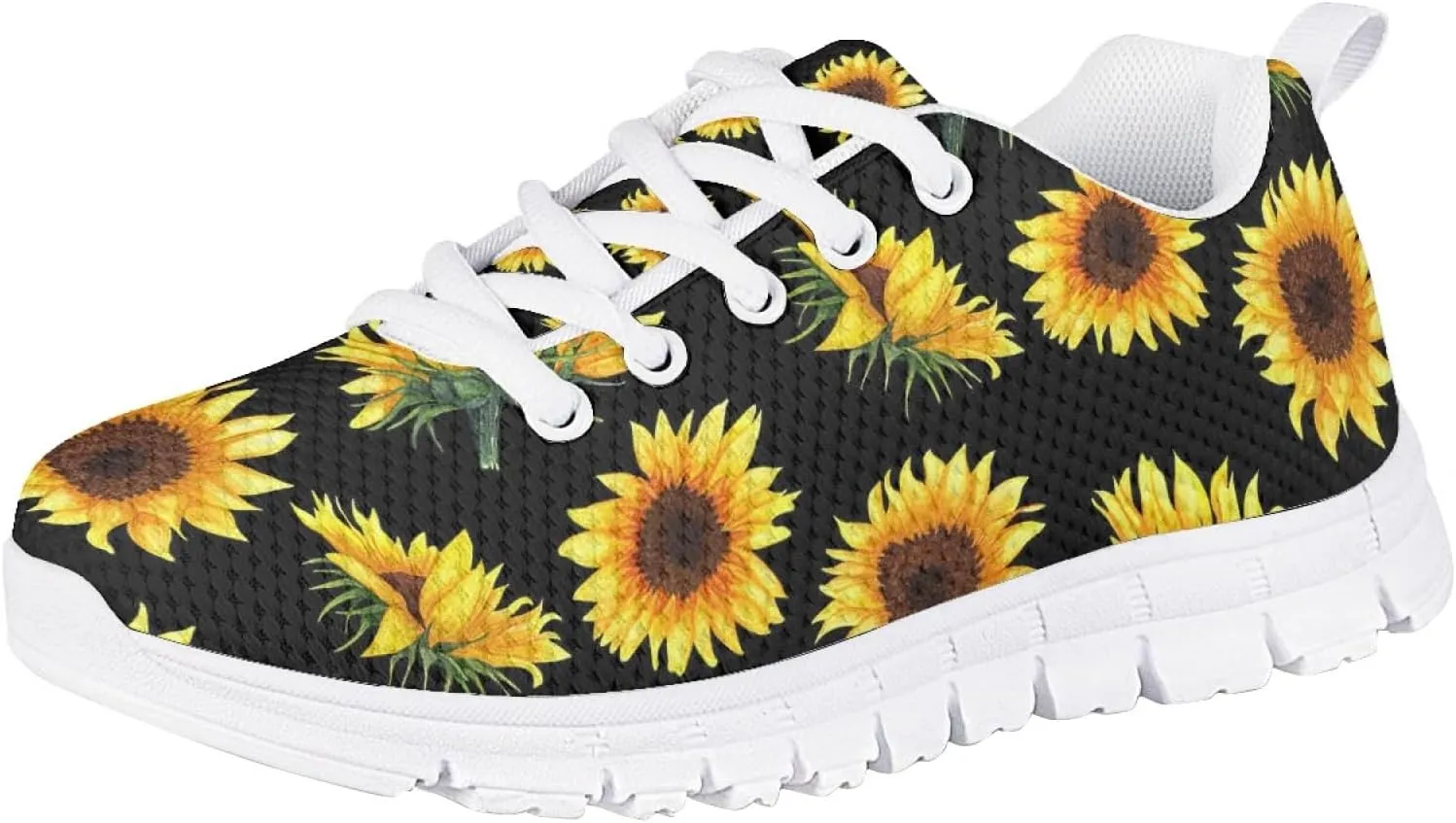MARSVOVO School Shoes for Boys Girls Lace-up Lightweight Breathable Athletic Flexible Walking Shoes for Kids Most Comfortable Casual Classic Fashion Playing Sports Shoes