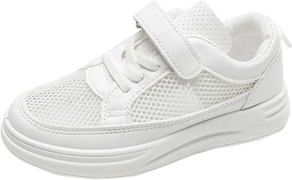 Memory Foam Sneakers for Toddler Mesh Flat Open Toe Sport Shoes Boys Baby Summer Casual Outdoor Running Breathable Shoes