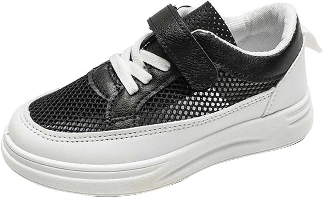 Memory Foam Sneakers for Toddler Mesh Flat Open Toe Sport Shoes Boys Baby Summer Casual Outdoor Running Breathable Shoes