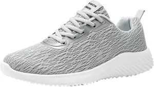 Men's Breathable Mesh Running Shoes, Comfortable Laced Sneakers for Spring/Summer Outdoor Activities, Perfect for Daily Wear and Sports for Men