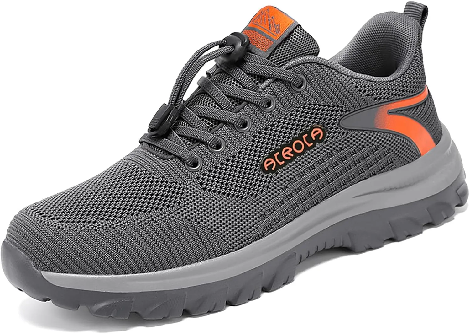 Men's Breathable Mesh Walking Shoes, Comfortable Adjustable Laced Sneakers for Spring/Summer Daily Use, Great for Outdoor Travel and City Strolls Fashion Thick Bottom Sneaker