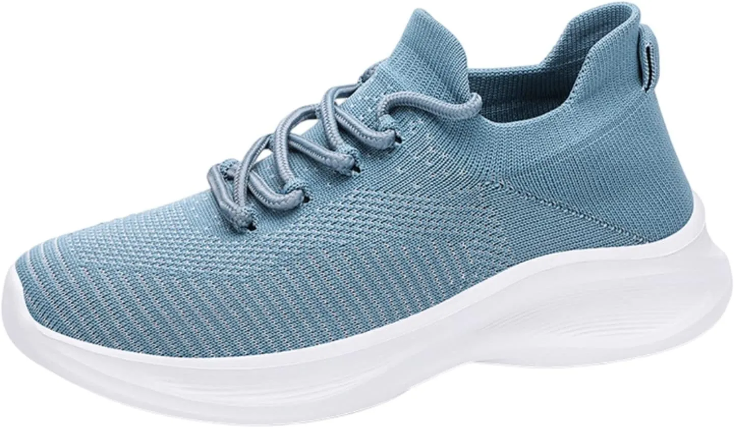 Mens Casual Lace-Up Running Sneakers Ultra Lightweight Breathable Mesh & Memory Foam Insole - Non Slip Comfort for City Walking & Travel Fahionable Daily Work Shoes for Men